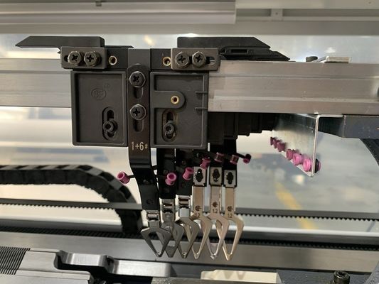 Machine à tricoter à plat informatisée à double système pour pulls en jacquard complet
