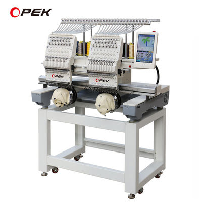Machine de broderie informatisée portable à 2 têtes avec une puissance de 600 W et une surface de 450 * 440 mm