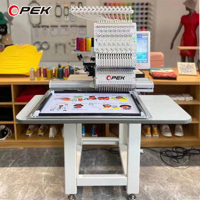 60*60 cm Table de travail à grande vitesse Machine à broderie informatique à tête unique avec Dahao Software