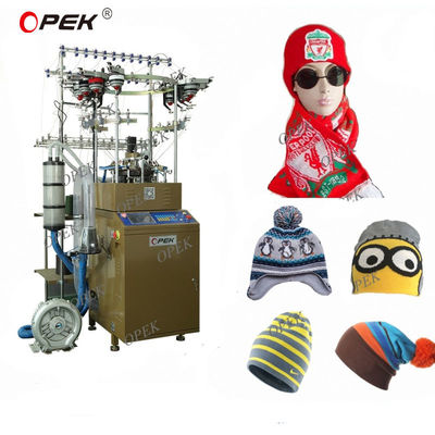 Machine à tricoter chapeau et écharpe d'hiver à servomoteur avec certificat CE ISO9001