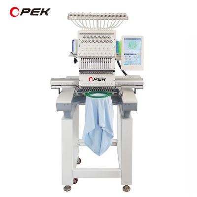 précision OPEK 15 couleurs machine à broderie informatisée à tête unique pour l'industrie