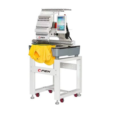 précision OPEK 15 couleurs machine à broderie informatisée à tête unique pour l'industrie