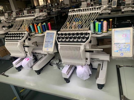Machine de broderie de vêtements en T-shirt à casquette multi-fonctionnelle à grande vitesse informatisée OPEK