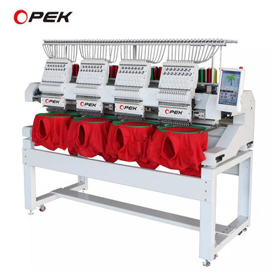 La machine à broderie Opek 3 en 1 2 têtes 390 kg La solution ultime pour le tissage de bout