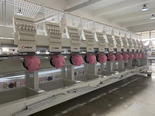 La machine à broderie Opek 3 en 1 2 têtes 390 kg La solution ultime pour le tissage de bout