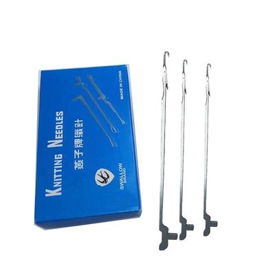 Service après-vente Support technique vidéo Aiguille de tricot SWALLOW pour machine à tricot plat Blanc