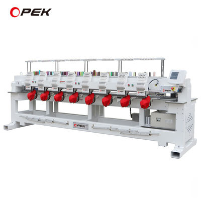 Opek 8 têtes machine à broderie avec 500 mm d'intervalle entre les têtes et 60 * 60 cm taille de la table de travail