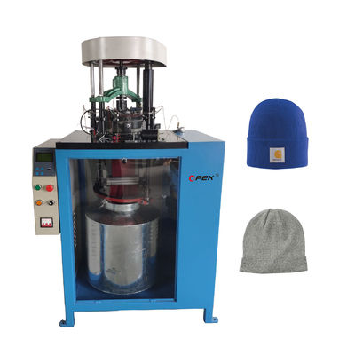 Machine à tricoter circulaire à chapeau à côte OPEK avec système de lubrification automatique