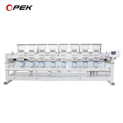 Machine de broderie à plusieurs têtes à vitesse maximale de 850 tours par minute/1000 tours par minute/1200 tours par minute pour la broderie précise