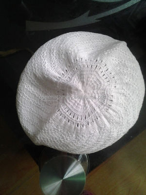 Machine à tricoter chapeau musulman entièrement à la mode avec 1 kW de puissance et fonction automatique