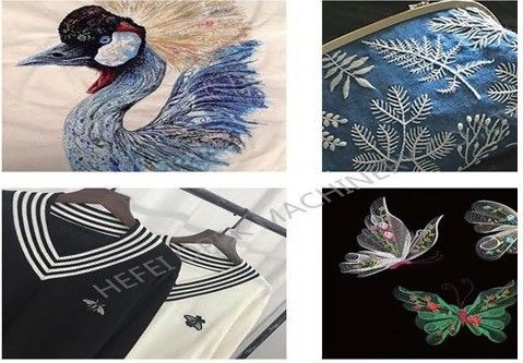 4 Tête 3 2 Machine à broderie informatisée à tête unique avec table de travail Taille 210*110cm
