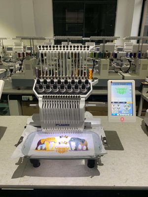 Dahao 10 pouces écran tactile une tête de chapeau de broderie machine pour vos besoins