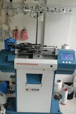 Protection du travail Machine à tricoter à la main de latex flexible Jacquard pour une production plate