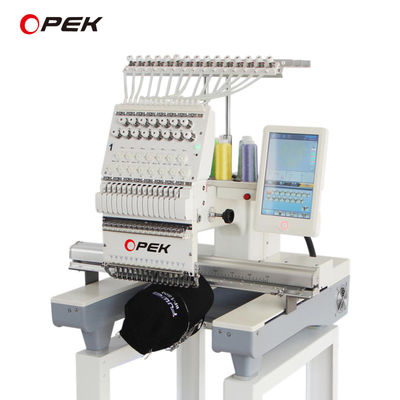 Maison T-shirt à bonnet plat Machine à coudre à broderie par ordinateur avec autre intervalle de tête