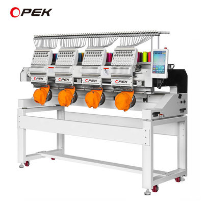 Machine de broderie de T-shirts à casquette informatisée et de vêtements à casquette plate OPEK 4