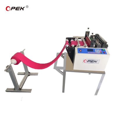 Type de coupe Machine à découper les tissus tricotés à fonctionnement automatique pour chapeau à ruban 0,9 kW