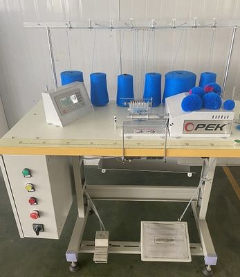 2022 Pompom Hat Machine avec style de tricot plat et fonction de nœud auxiliaire facile
