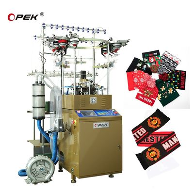 Système double 8GG OPEK365 Machine à tricoter chapeau et écharpe à bonnet Jacquard