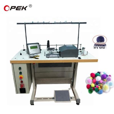 Augmentez votre production avec la machine à écharpe à pompom 100-150/heure