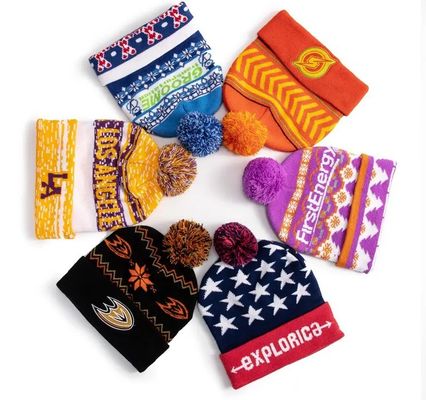 Système double 8GG OPEK365 Machine à tricoter chapeau et écharpe à bonnet Jacquard