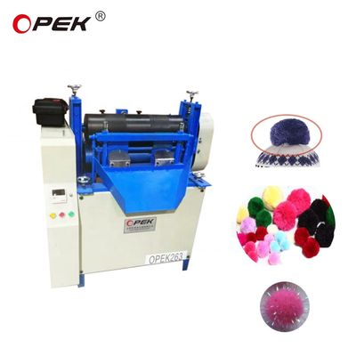 Machine à tricoter automatique à pompom à grande vitesse pour la production de pompom à bonnet de premier ordre
