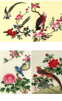 12 couleur 6 têtes Machine de broderie informatique avec 4 têtes et table de travail Taille 500*1200