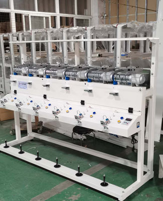 1100 m/min de vitesse machine de bobinage à bobinage de fils cône parfait pour le remontage de fil précis