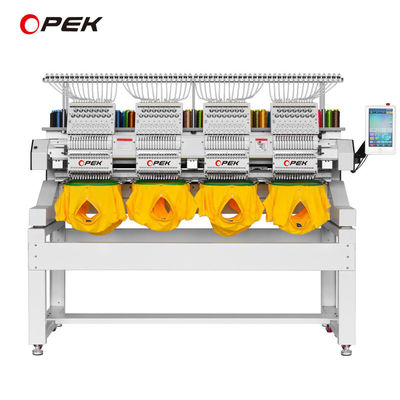 Puissance de 600W 4 Tête 615 KG Machine automatique de broderie à plat