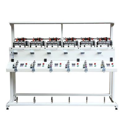 1000 tours/min Vitesse de tricot Six têtes Machine de remontage de fil textile pour un fonctionnement facile