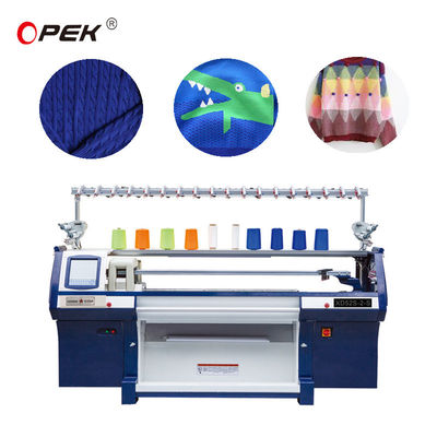Machine à tricoter à plat Jacquard informatisée pour le système chinois 3 à prix abordable