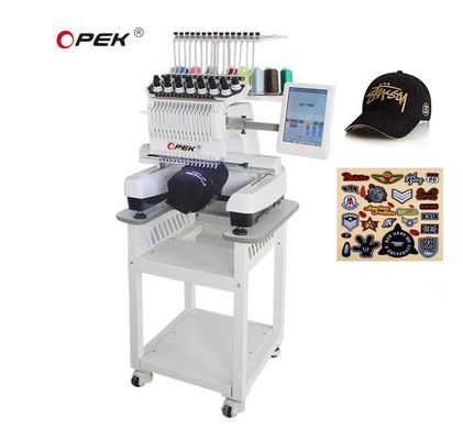 Machine de broderie de casquette OPEK T-shirt à tête unique chapeau plat haute vitesse informatisé