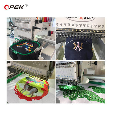 Machine de broderie de casquette OPEK T-shirt à tête unique chapeau plat haute vitesse informatisé