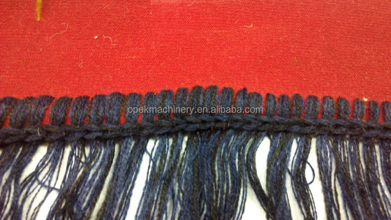 Machine à coudre à frange de foulard de conception avec 600*230*550 dimensions