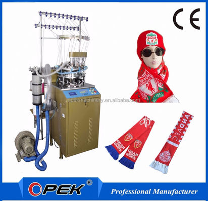9 pouces largeur de tricot OPEK écharpe Tassel Fringe Machine de fabrication pour la production d' écharpe