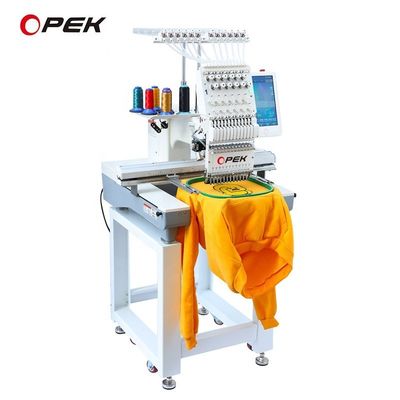 Opek machine à broder à tête unique 12 15 aiguilles