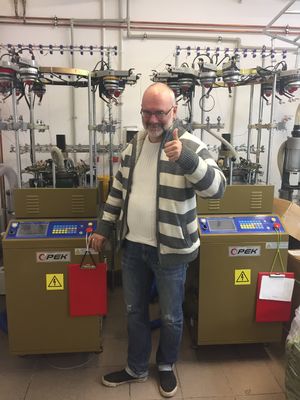 Machine à tricoter à grande vitesse pour écharpe avec approbation CE ETL et fonction de Jacquard de l'OPEP