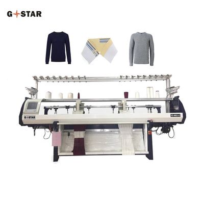 7 GG Système de collier 72'' Machine à tricoter à lit plat pour les fabricants de tricot