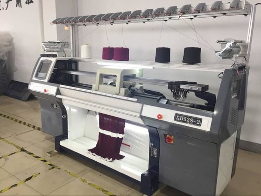 7 GG Système de collier 72'' Machine à tricoter à lit plat pour les fabricants de tricot
