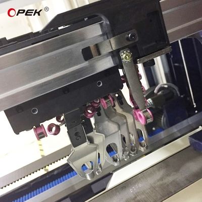 Machine à tricoter à col plat à trois roues à roulettes simples pour pull Jacquard 80 pouces
