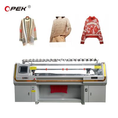 Machine à tricoter à haute vitesse 12G 52 pouces pour la production de pulls commerciaux